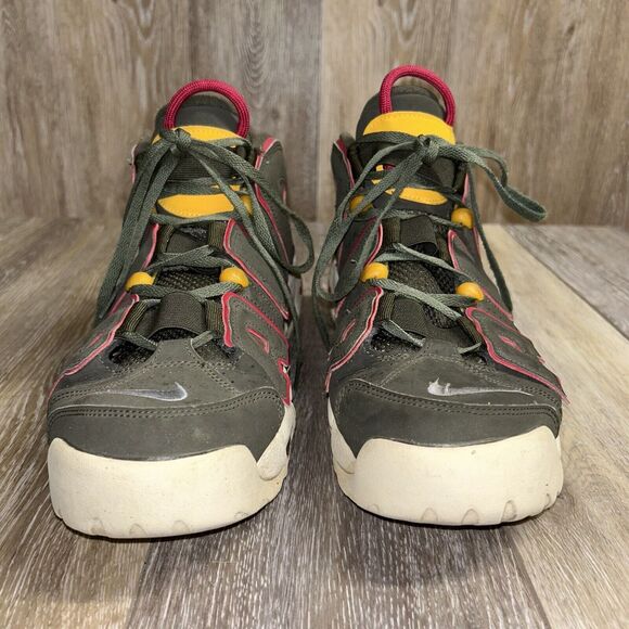 Nike Air More Uptempo Green Cargo Khaki DH0622-300 Mens US Size 11.5 - Picture 3 of 11